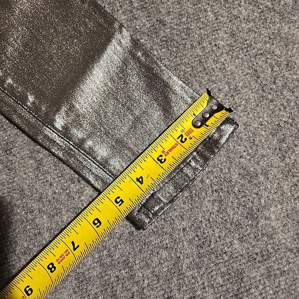Revolution by Revolt Jeans Womens Juniors 3 Silver Skinny Stretch Pockets - Picture 8 of 10